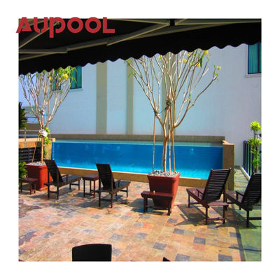 Painel acrílico fundido de espessura de 30 mm-950 mm para piscina exterior Cascata de cascata
