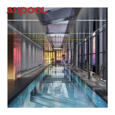 Painel acrílico fundido de espessura de 30 mm-950 mm para piscina exterior Cascata de cascata