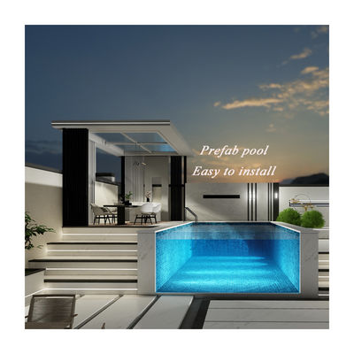 Piscina pré-fabricada de design desmontável com material de montagem e densidade fácil