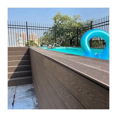 Piscinas pré-fabricadas com painel acrílico de 100 mm acima do solo