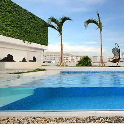 Experimente os benefícios do gerador de cloro de sal AUPOOL para a sua piscina acima do solo