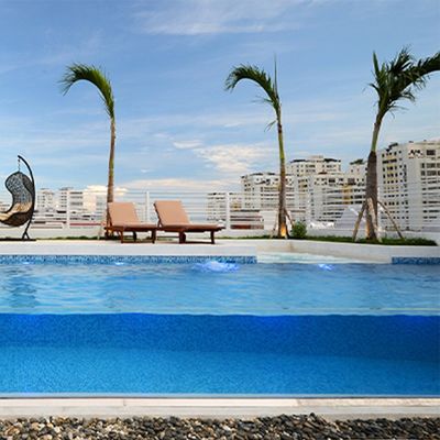 Experimente os benefícios do gerador de cloro de sal AUPOOL para a sua piscina acima do solo