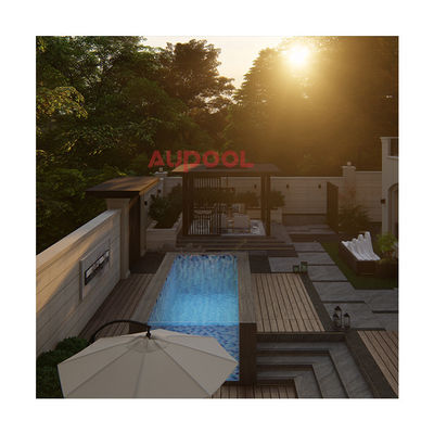 Villa Garden piscina acrílica com alta transmissão de luz e densidade de 1,20 g/cm3