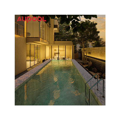 Villa Garden piscina acrílica com alta transmissão de luz e densidade de 1,20 g/cm3