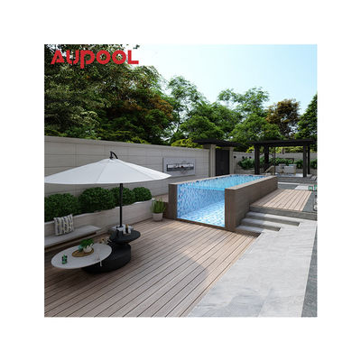 Villa Garden piscina acrílica com alta transmissão de luz e densidade de 1,20 g/cm3