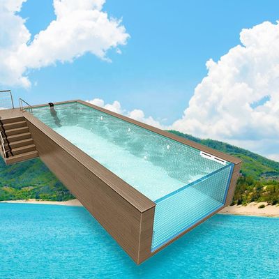 Container de navegação acrílico transparente Piscina 30-950 mm Espessura 1,2 g/cm3 Densidade