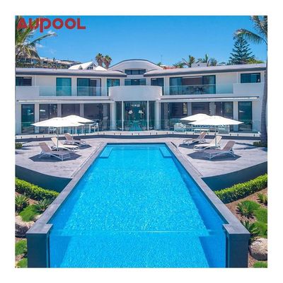 Piscina integrada pré-fabricada acrílica de lucite personalizada para residência privada
