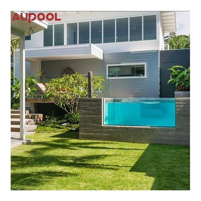 Piscina integrada pré-fabricada acrílica de lucite personalizada para residência privada