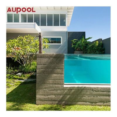Piscina de fibra de vidro rectangular