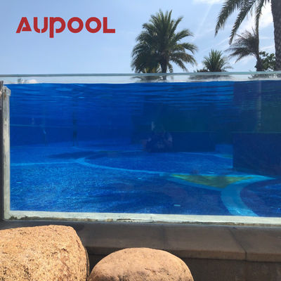 Folha de acrílico transparente Painel acrílico fundido personalizável para piscina de janela subaquática