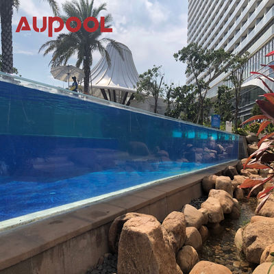 Folha de acrílico transparente Painel acrílico fundido personalizável para piscina de janela subaquática