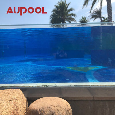 Folha de acrílico transparente Painel acrílico fundido personalizável para piscina de janela subaquática