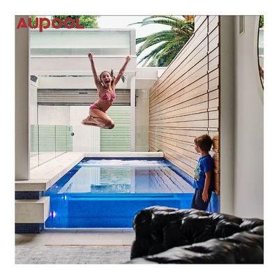 Clorador de sal e recipiente pré-fabricado de luz subaquática para piscina de aço