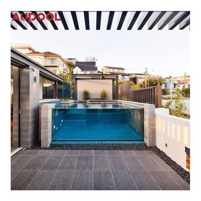 Clorador de sal e recipiente pré-fabricado de luz subaquática para piscina de aço