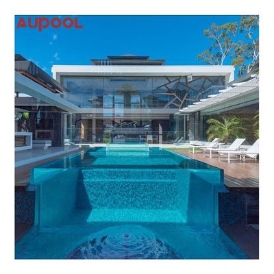 Clorador de sal e recipiente pré-fabricado de luz subaquática para piscina de aço