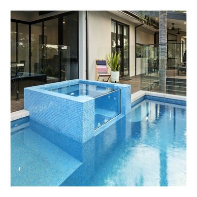 Piscina exterior transparente de acrílico com design de estilo à venda