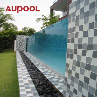 Paredes de vidro de piscina acrílica transparente de 100 mm de espessura Folhas de plexiglás de piscina