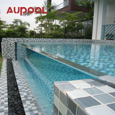 Paredes de vidro de piscina acrílica transparente de 100 mm de espessura Folhas de plexiglás de piscina