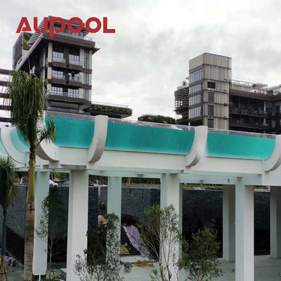 Painéis de folhas de acrílico transparentes de espessura de 30-950 mm para design de piscinas e aquários