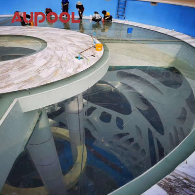Painéis de folhas de acrílico transparentes de espessura de 30-950 mm para design de piscinas e aquários
