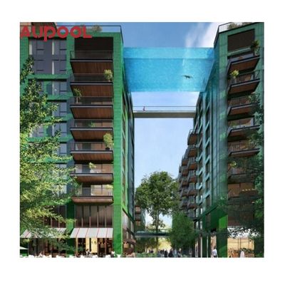 Tecnologia de polimerização termostática seca Chapas de vidro acrílico transparente para paredes de piscina