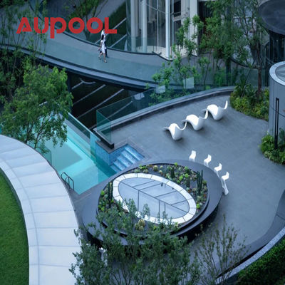Folha de acrílico transparente para paredes exteriores e piscina de espessura transparente