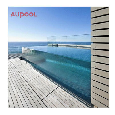 Alta transparência piscina acrílica clara para jardim familiar Cocktail Outdoor Swimming