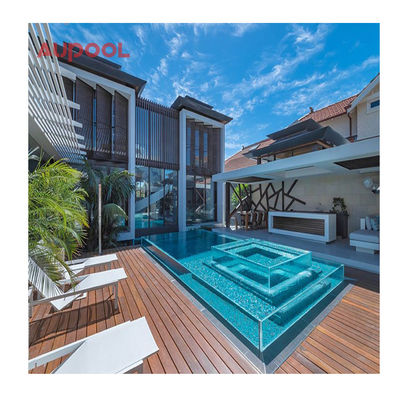 100% de Lucite PMMA de Concha Acrílica de Fibra de Vidro importada Spa de Natação para piscina interna ao ar livre
