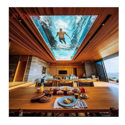 Uma piscina acrílica de design moderno, a mistura perfeita de beleza e durabilidade.