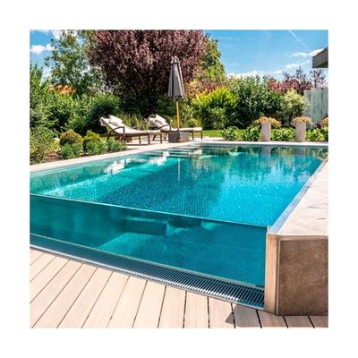 Painéis de folha de acrílico transparente para aplicações personalizadas em piscinas externas