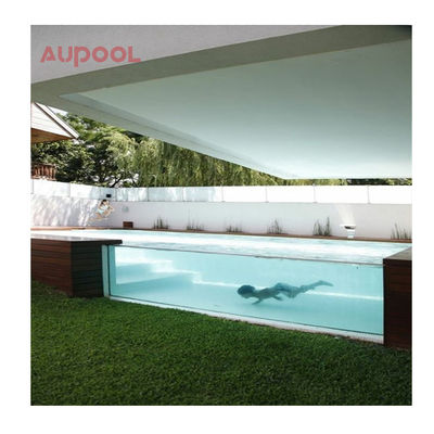 Painéis de folha de acrílico transparente para aplicações personalizadas em piscinas externas