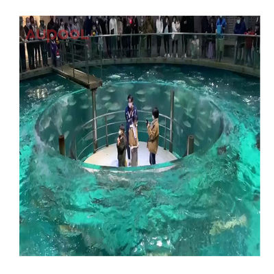 Painéis de parede polidos personalizados Plexiglás Piscinas acrílicas grossas para o exterior