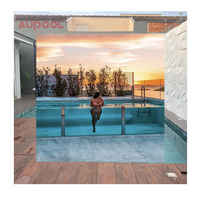 Painéis de vidro acrílico transparente de 50 mm de espessura para piscina transparentes e duradouros
