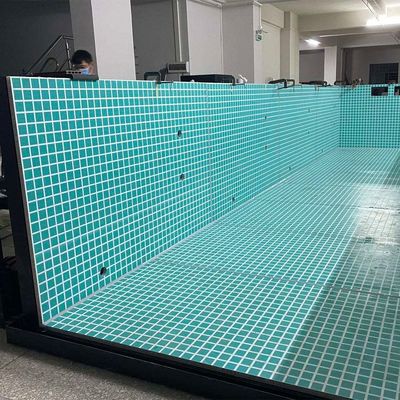 Instalação fácil Piscina pré-fabricada de plexiglás acrílico com vantagem de montagem rápida