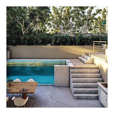 Piscine pré-fabricada de infinito acrílico ao ar livre Avanço de montagem rápida e certificado TUV