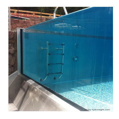 7.8M Rectangular Família Grande Fibra de Vidro Spa Outdoor Infinity Fibra de Vidro piscina