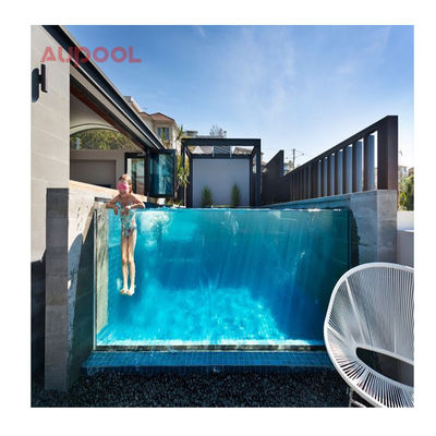 7.8M Rectangular Família Grande Fibra de Vidro Spa Outdoor Infinity Fibra de Vidro piscina