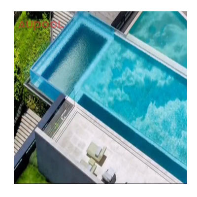 7.8M Rectangular Família Grande Fibra de Vidro Spa Outdoor Infinity Fibra de Vidro piscina