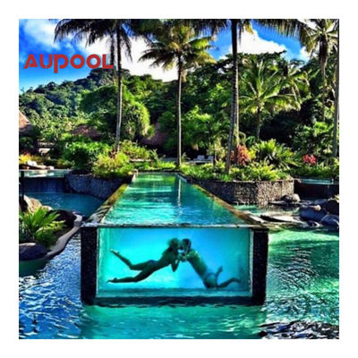 AUPOOL PMMA Folha de vidro de lucite para piscina acrílica Painel de vidro plexi transparente