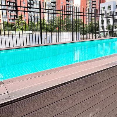 Fácil de instalar piscina de contêineres infinitos Spa de natação com material de janela acrílica PMMA Lucite