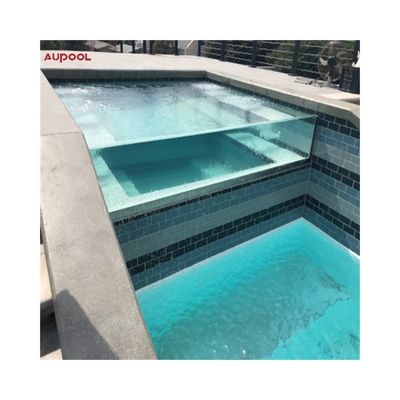 Painel de piscina do quintal feito de material acrílico de alta dureza de superfície