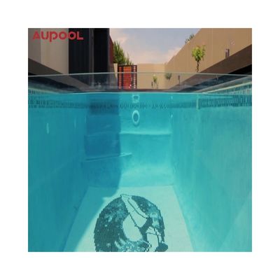 Painel de piscina do quintal feito de material acrílico de alta dureza de superfície