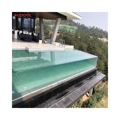 Painel de piscina do quintal feito de material acrílico de alta dureza de superfície