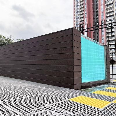 8m acima do solo Container de aço Piscina Piscina familiar para relaxamento no quintal