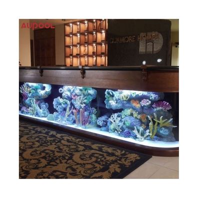 Alta dureza superficial acrílica piscina exterior com vidro Perspex super espesso