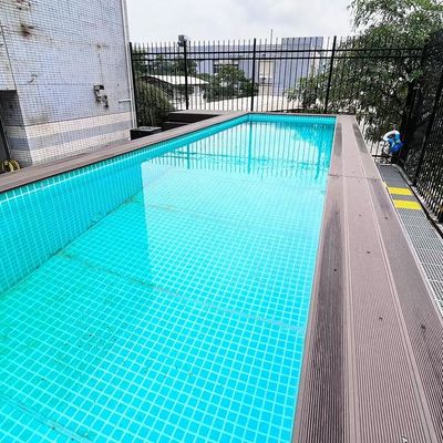 8m acima do solo Container de aço Piscina Piscina familiar para relaxamento no quintal