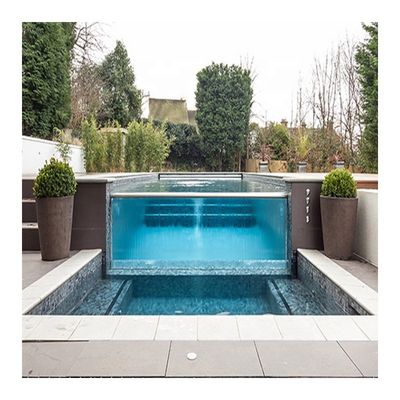 Villa acrílica piscina de 6 pés Balboa profunda controlada rectangular acima do solo piscina
