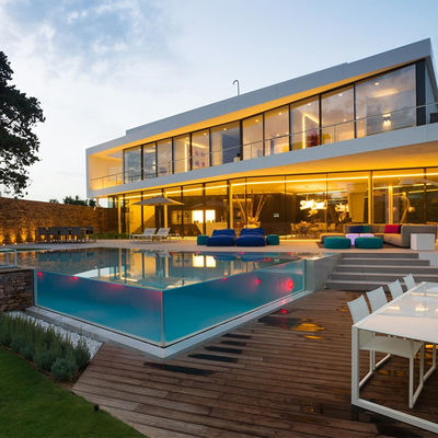 Villa acrílica piscina de 6 pés Balboa profunda controlada rectangular acima do solo piscina
