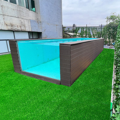 1.2g/cm3 Densidade Painel acrílico transparente Piscina Ideal para piscinas de grandes dimensões