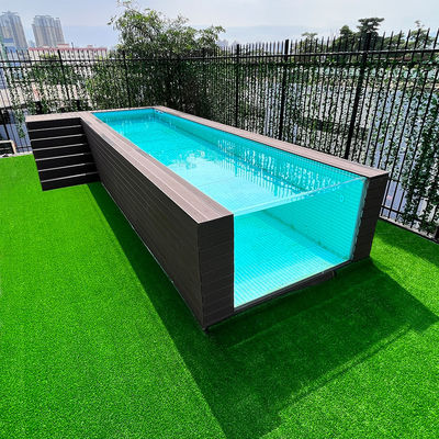 1.2g/cm3 Densidade Painel acrílico transparente Piscina Ideal para piscinas de grandes dimensões